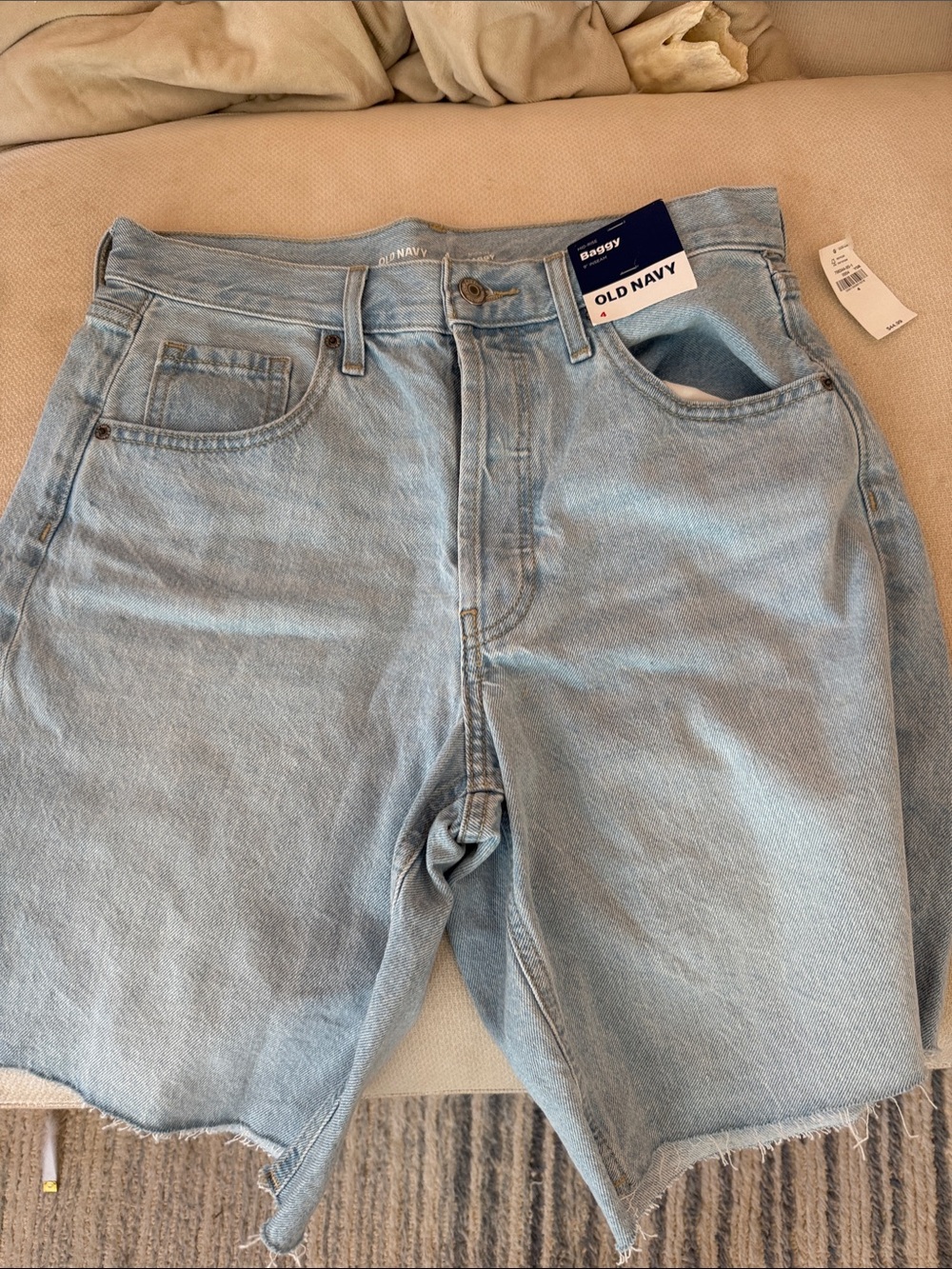 Old Navy Light Blue Baggy Denim Shorts